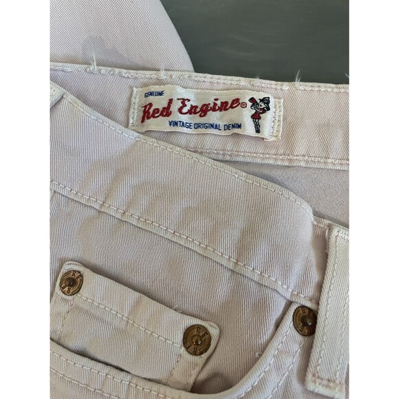 Red Engine Women's Light Pink Cropped Jeans - Picture 8 of 12